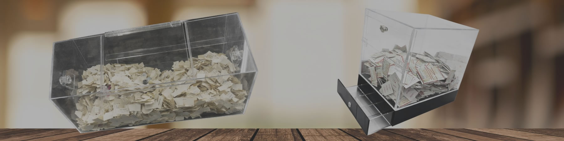 Gaming boxes for your casino or gambling operation available to purchase from Custom Plastics.