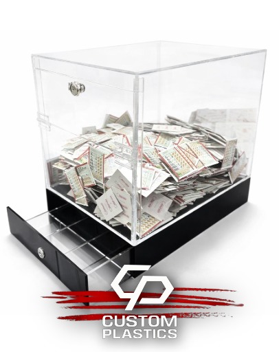 Get plastic  gaming boxes to be used in your gambling organization from Custom Plastics.