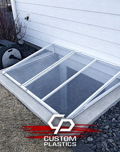 Aluminum Frame Window Well Covers