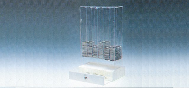 Acrylic Dispenser Gaming Box Vertical Ticket Dispenser